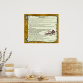 Poster Desiderata ~ Inspiration intemporelle (Cuisine)