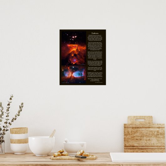 Poster Desiderata - La beauté de l'espace extra-atmosphér (Cuisine)