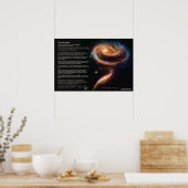 Poster Desiderata - Les Galaxies Roses, Arp 273 (Cuisine)