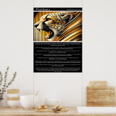 Poster Desiderata Libère Votre Force Intérieure (Cuisine)