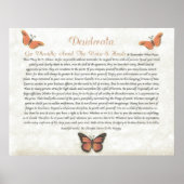Poster DESIDERATA Marguerites joyeuses (Devant)