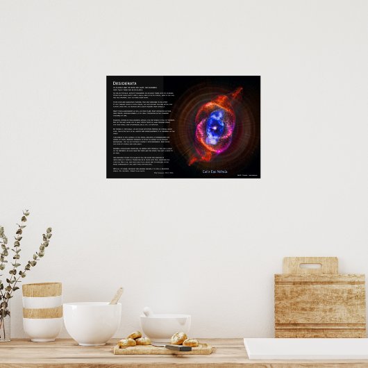 Poster Desiderata - Nebula de l'oeil des chats (Cuisine)
