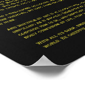 Poster Desiderata - Nebulae nord-américaine et pélicane (Coin)