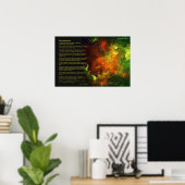 Poster Desiderata - Nebulae nord-américaine et pélicane (Bureau à domicile)