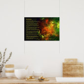 Poster Desiderata - Nebulae nord-américaine et pélicane (Cuisine)