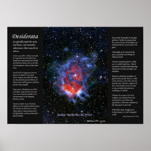 Poster Desiderata - Nourriture Stellaire RCW120