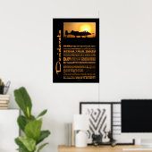 Poster Desiderata Poem Desiderata A-10 Thunderbolt (Bureau à domicile)