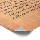 Poster DESIDERATA Poem=Max Ehrmann=Collection Parchment (Coin)