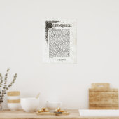 Poster DESIDERATA Poem=Max Ehrmann=Collection Parchment (Cuisine)