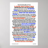 Poster DESIDERATA Poem=Max Ehrmann=LIFE Version (Devant)