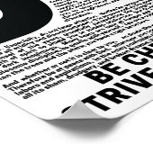 Poster DESIDERATA Poème de Max Ehrmann (Coin)