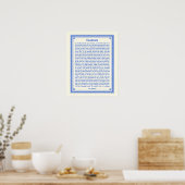 Poster Desiderata poster, design médiéval, 16x20 (Cuisine)