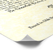 Poster DESIDERATA Poster-Ehrmann-11x17-Église Parchemin (Coin)