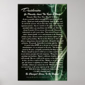 Poster DESIDERATA Poster-Max Ehrmann Champagne Fumer (Devant)