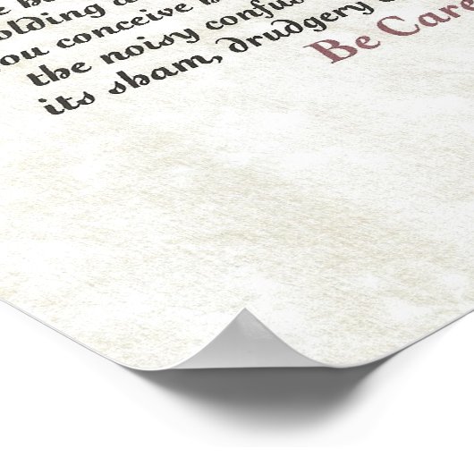 Poster DESIDERATA Red Rosie (Coin)