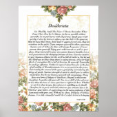 Poster DesIDERATA Rosepaper (Devant)