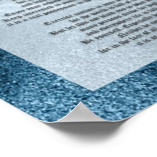 Poster Desiderata - Sables De Déplacement (Coin)