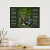 Poster Desiderata - Spitchwick Creek Trees (Cuisine)