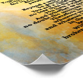 Poster Desiderata Splash of Color— (Coin)