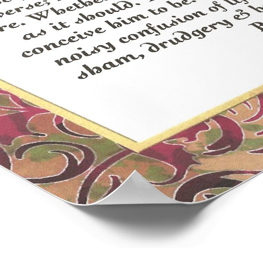 Poster DESIDERATA Triage multicolore (Coin)