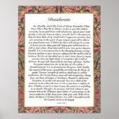 Poster DESIDERATA Triage multicolore (Devant)