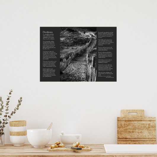 Poster Desiderata - Un Voyage À L'Avance, Art (Cuisine)