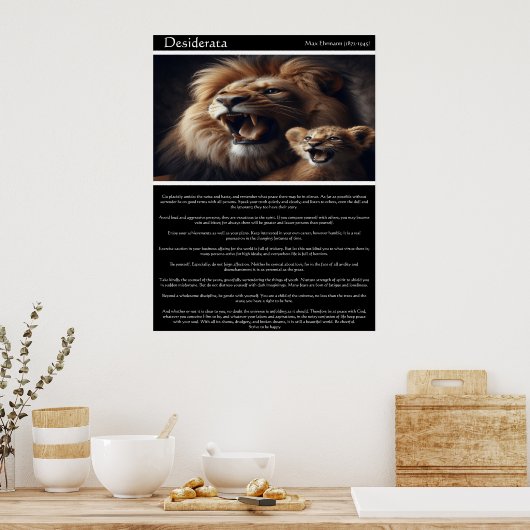 Poster Desiderata : Whispers of the Pride (Cuisine)