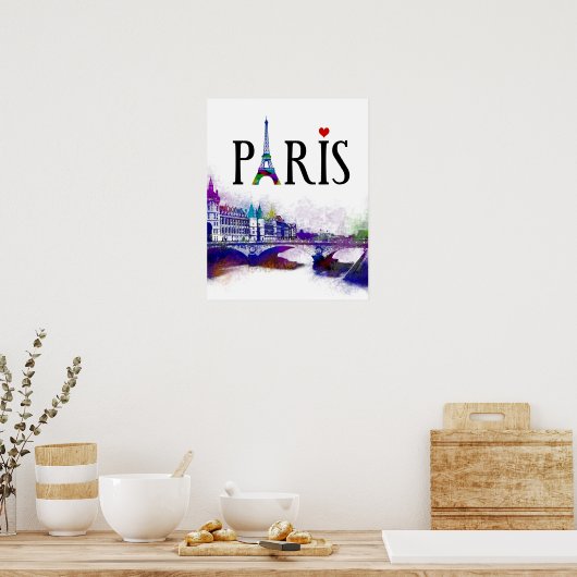 Poster design 177 Paris France (Cuisine)