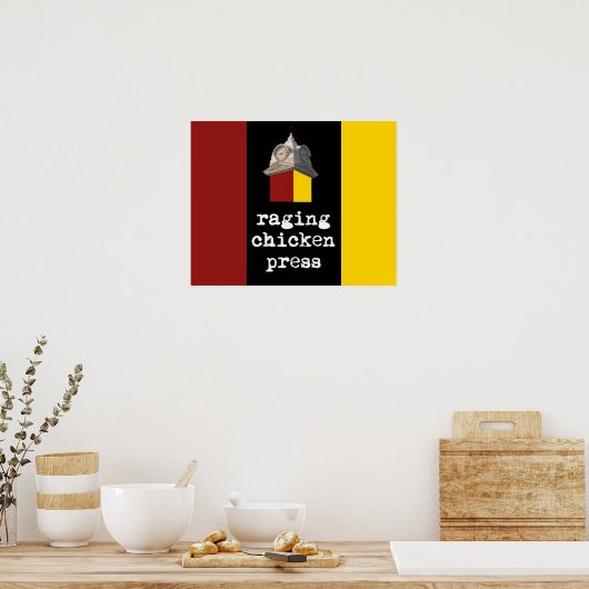 Poster design 2012 Raging Chicken Press (Cuisine)