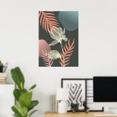 Poster Design Abstrait Art Flower - Elegant Mi (Bureau à domicile)