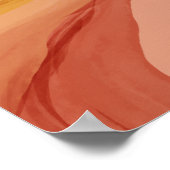 Poster Design Abstrait du désert de Phoenix (Coin)