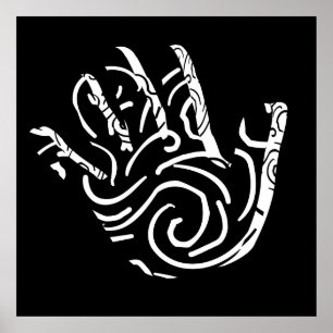 Poster design abstrait moderne