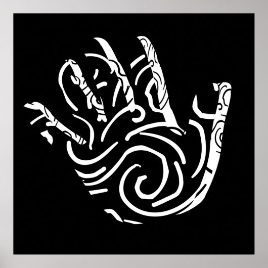 Poster design abstrait moderne (Devant)