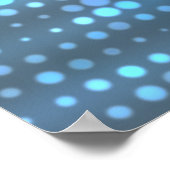 Poster Design arrière - plan bleu abstrait créatif. (Coin)