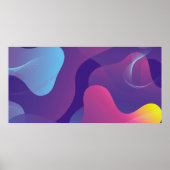 Poster Design arrière - plan dégradé de couleur. Géomètre (Devant)