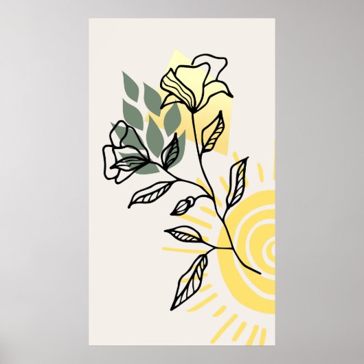 Poster Design arrière - plan moderne (Devant)