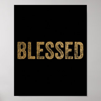 Poster Design Bienheureux D'Or Pour Spiritualité Et Motiv