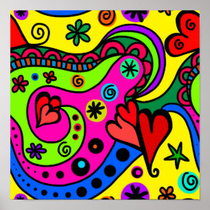 Poster Design cardiaque artistique