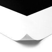 Poster Design Carré noir et blanc. (Coin)