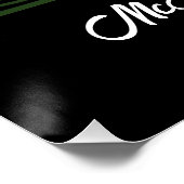 Poster Design Celtique irlandais traditionnel vert (Coin)