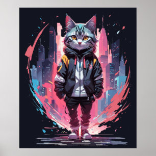 Poster Design chat chic