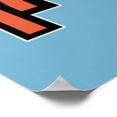 Poster Design coloré de Thunderbird (Coin)