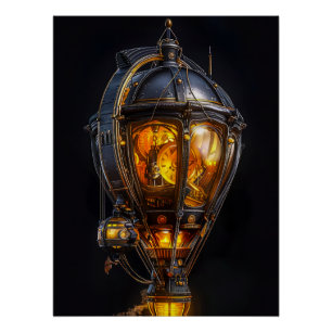 Poster Design d'affiche Steampunk