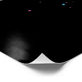Poster Design d'aigle Abstrait coloré (Coin)