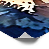 Poster Design d'art de Sunset Mountain (Coin)