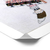 Poster Design de costume de Le Dieu Bleu, 1911 (couleurs (Coin)