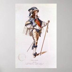 Poster Design de costume pour 'Don Juan' de Moliere