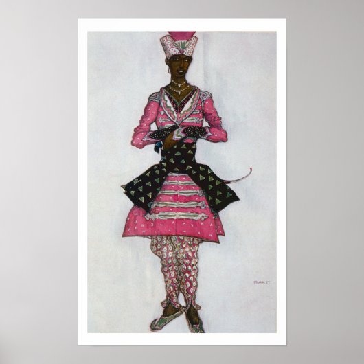 Poster Design de costume pour l'Indienne mariée, de Sle (Devant)