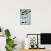 Poster Design de costume pour l'opérette (Bureau à domicile)