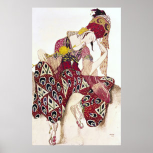 Poster Design de costume pour Nijinsky au ballet 'La